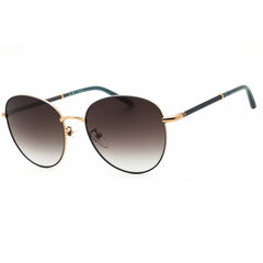 Escada Women's Sunglasses - Shiny Camel/Blue Metal Full Rim Frame | SESE66 5608M6