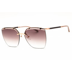 Escada Women's Sunglasses - Shiny Copper/Gold Rectangular Rimless Frame | SESE67 08FC