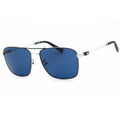 Fila Men's Sunglasses - Palladium/Blue Rectangular Shape Full Rim Frame | SFI456 F94Y