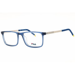 Fila Men's Eyeglasses - Blue/Grey Acetate Rectangular Full Rim Frame | VF9242 0955
