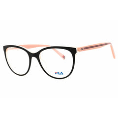 Fila Women's Eyeglasses - Black/Blush Acetate Cat Eye Full Rim Frame | VF9399 09EF