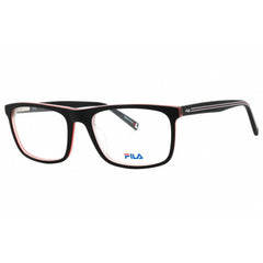 Fila Men's Eyeglasses - Matte Black Acetate Rectangular Full Rim Frame | VF9400 P95M