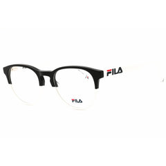 Fila Men's Eyeglasses - Black/White Injected Propionate Full Rim Frame | VF9466 0BLA