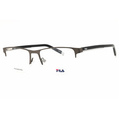 Fila Men's Eyeglasses - Gunmetal Acetate/Metal Rectangular Shape Frame | VF9915 0627