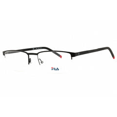 Fila Men's Eyeglasses - Black Metal Rectangular Shape Half Rim Frame | VF9917 0531