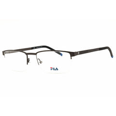 Fila Men's Eyeglasses - Grey Metal Rectangular Shape Half Rim Frame | VF9917 0627