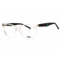 Fila Women's Eyeglasses - Clear/Brown Rectangular Shape Full Rim Frame | VFI175 0CLE