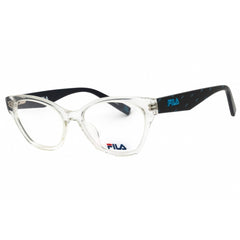 Fila Women's Eyeglasses - Clear/Black Rectangular Shape Full Rim Frame | VFI186 0880