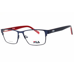 Fila Men's Eyeglasses - Navy/Red Metal Rectangular Shape Full Rim Frame | VFI259 0477
