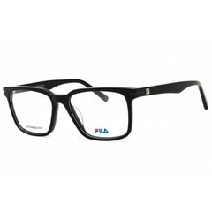 Fila Men's Eyeglasses - Shiny Black Acetate Rectangular Full Rim Frame | VFI872 0700