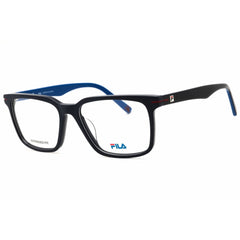 Fila Men's Eyeglasses - Matte Blue Acetate Rectangular Full Rim Frame | VFI872 0C03