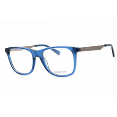 Gant Men's Eyeglasses - Shiny Blue Acetate Full Rim Rectangular Frame | GA50048 090