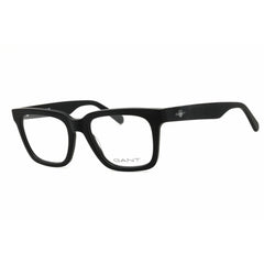 Gant Men's Eyeglasses - Matte Black Acetate Full Rim Rectangular Frame | GA50059 002