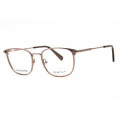 Gant Men's Eyeglasses - Matte Light Bronze Brown Metal Full Rim Frame | GA50068 035