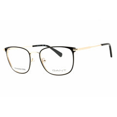 Gant Men's Eyeglasses - Black/Gold Metal Full Rim Oval Shape Frame | GA50068 005