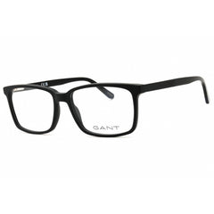 Gant Men's Eyeglasses - Matte Black Acetate Rectangular Full Rim Frame | GA3165 002