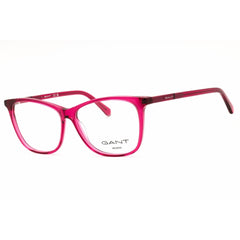 Gant Women's Eyeglasses - Shiny Fuchsia Rectangular Shape Full Rim Frame | GA50014 075