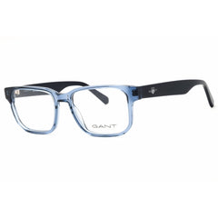 Gant Men's Eyeglasses - Shiny Blue Acetate Rectangular Full Rim Frame | GA50030 090