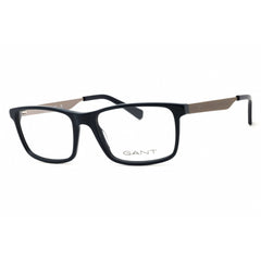 Gant Men's Eyeglasses - Shiny Blue/Grey Rectangular Shape Full Rim Frame | GA50076 090