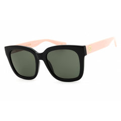 Gucci Women's Sunglasses - Black/Pink Rectangular Shape Full Rim Frame | GG1338S 006
