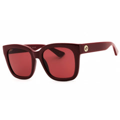 Gucci Women's Sunglasses - Burgundy Injected Propionate Full Rim Frame | GG1338S 007