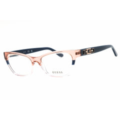 Guess Women's Eyeglasses - Blue/Clear Acetate Full Rim Cat Eye Frame | GU2979 092