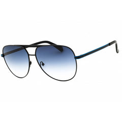 Guess Men's Sunglasses - Matte Black Metal Aviator Shape Full Rim Frame | GU00027 02W