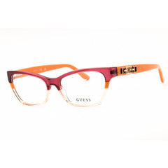 Guess Women's Eyeglasses - Orange/Other Metal Cat Eye Full Rim Frame | GU2979 044
