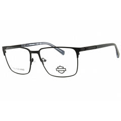 Harley Davidson Men's Eyeglasses - Matte Black Metal Full Rim Frame | HD0976 002