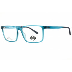 Harley Davidson Men's Eyeglasses - Matte Blue Rectangular Shape Frame | HD50021 091
