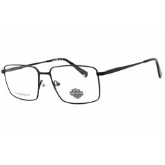 Harley Davidson Men's Eyeglasses - Matte Black Titanium Full Rim Frame | HD50103 002