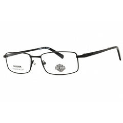 Harley Davidson Men's Eyeglasses - Matte Black Titanium Full Rim Frame | HD9027 002