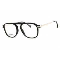 Hugo Boss Men's Eyeglasses - Black Plastic Full Rim Round Frame | 1092/IT 807 00
