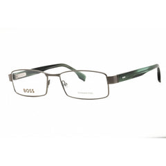 Hugo Boss Men's Eyeglasses - Dark Ruthenium/Green Full Rim Frame | BOSS 1519 0ASR