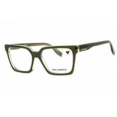 Karl Lagerfeld Men's Eyeglasses - Khaki/Crystal Acetate Full Rim Frame | KL6097 305