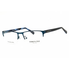 Kenneth Cole New York Men's Eyeglasses - Matte Blue Metal Half Rim |KC0313 091