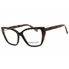 Kenneth Cole New York Women's Eyeglasses - Black/Brown Acetate Frame | KC50014 005
