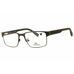 Lacoste Men's Eyeglasses - Matte Khaki Metal Full Rim Rectangular Frame | L2298N 275