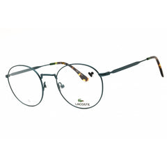 Lacoste Men's Eyeglasses - Blue Color Metal Full Rim Round Shape Frame | L2308 410