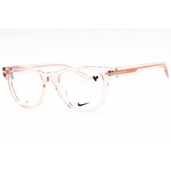 Nike Women's Eyeglasses - Blush/Crystal Laminate Acetate Full Rim Frame | 7176 689