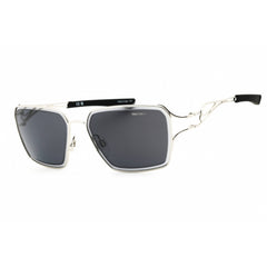 Nike Unisex Sunglasses - Silver/Black Metal Full Rim Frame | VEIL PRISM EV24049 040