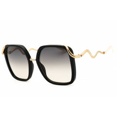Roberto Cavalli Women's Sunglasses - Black/Gold Acetate/Metal Frame | SRC003M 0700