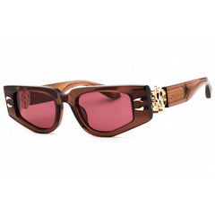 Roberto Cavalli Women's Sunglasses - Shiny Transparent Brown Frame | SRC057M 06ME