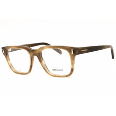 Salvatore Ferragamo Men's Eyeglasses - Striped Khaki Acetate Frame | SF2996 319