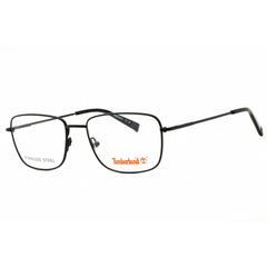 Timberland Men's Eyeglasses - Matte Black Metal Rectangular Frame | TB1844 002