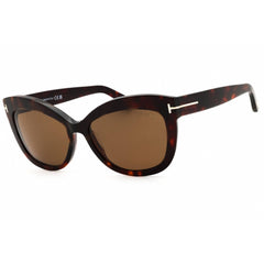 Tom Ford Women's Sunglasses - Red Havana Acetate Cat Eye Full Rim Frame | FT0524 54H