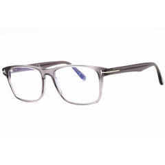 Tom Ford Men's Eyeglasses - Grey Acetate Rectangular Full Rim Frame | FT5752-B 020