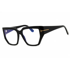 Tom Ford Women's Eyeglasses - Shiny Black Acetate Cat Eye Shape Frame | FT5951-B 001