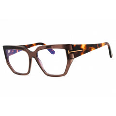 Tom Ford Women's Eyeglasses - Shiny Dark Brown Acetate Full Rim Frame | FT5951-B 048