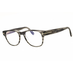 Tom Ford Men's Eyeglasses - Grey Acetate Rectangular Full Rim Frame | FT5898-B 020